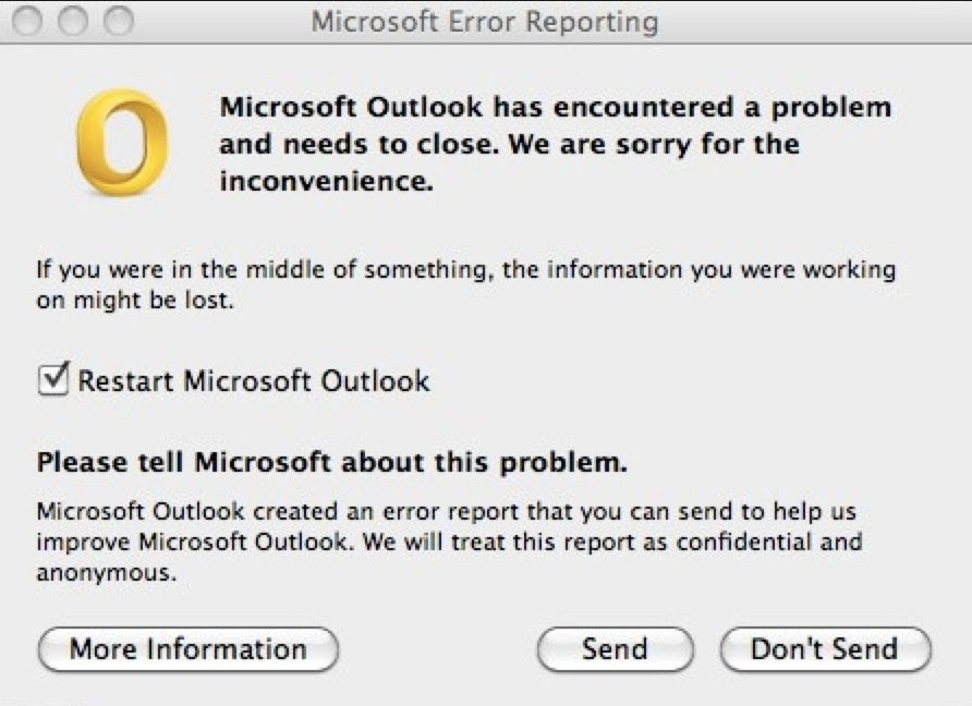 problems with office 2016 for mac